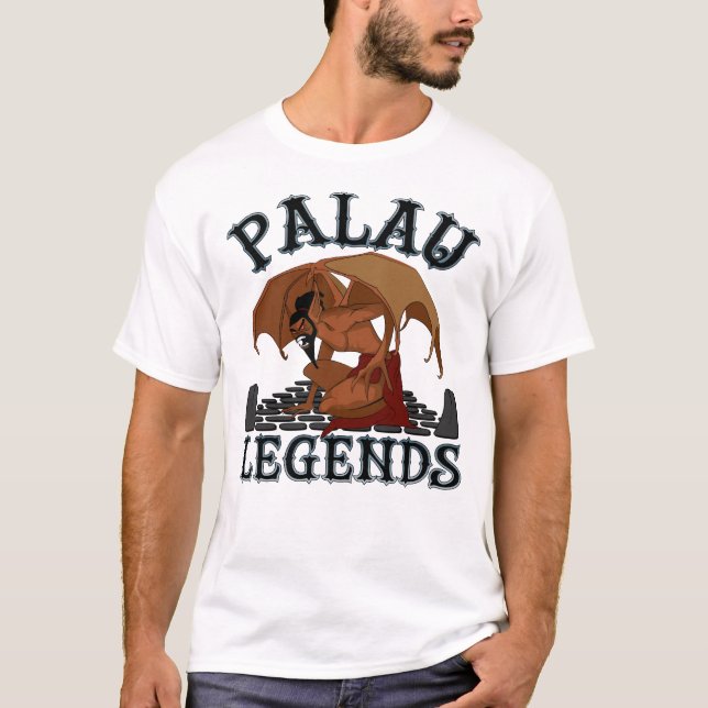 T-shirt Légende de batte de démon des Palaos (Devant)