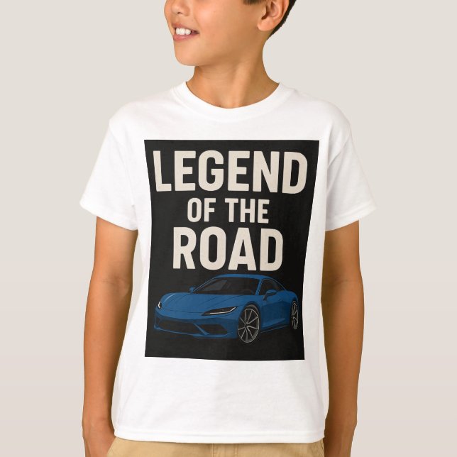 T-shirt légende de la route (Devant)