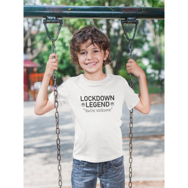 T-shirt Légende de verrouillage du texte noir Vous êtes le (Créateur téléchargé)