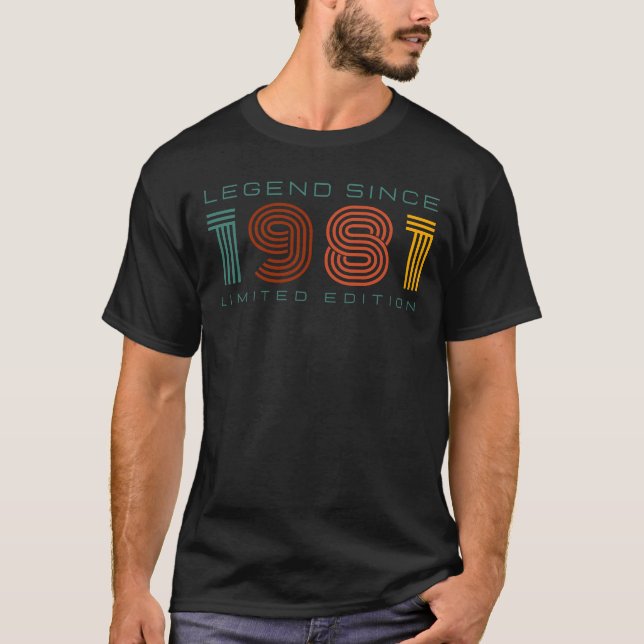 T-shirt Légende depuis 1981, Edition Limitée (Devant)