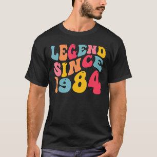 T-shirt Légende depuis 1984 38 ans Retro Vintage 38ème