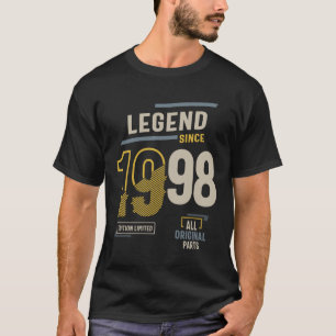 T-shirt Légende depuis 1998 25 ans