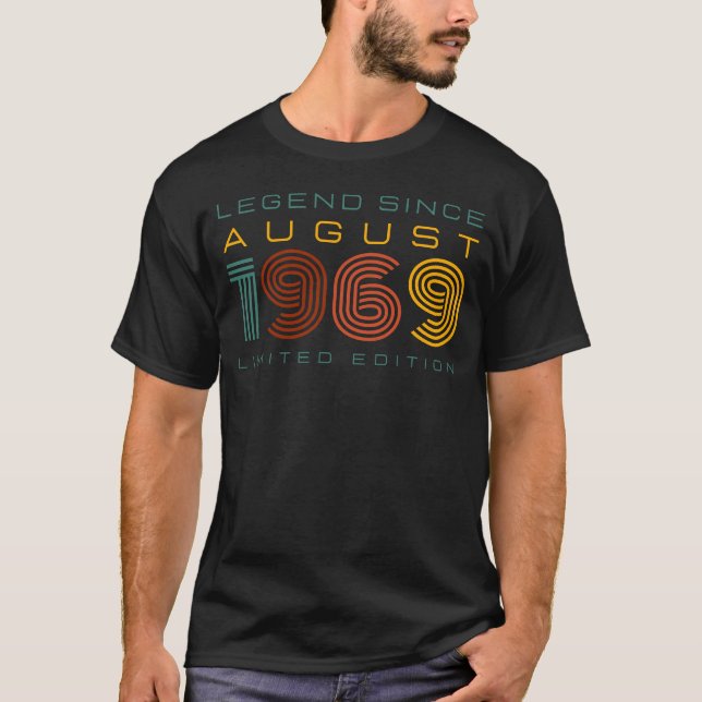 T-shirt Légende depuis août 1969, Edition Limitée (Devant)