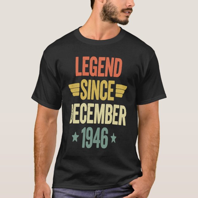 T-shirt Légende depuis décembre 1946 (Devant)
