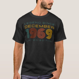 T-shirt Légende depuis décembre 1969, Edition limitée Homm