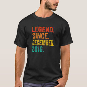 T-shirt Légende depuis décembre 2016 Rétro 6 Ans 6ème B