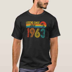 T-shirt Légende depuis juillet 1963 59e anniversaire 59 an