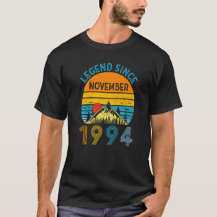 T-shirt Légende depuis novembre 1994 28e anniversaire 28 a