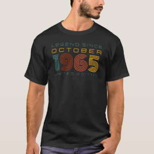 T-shirt Légende depuis octobre 1965, Edition Limitée Homme