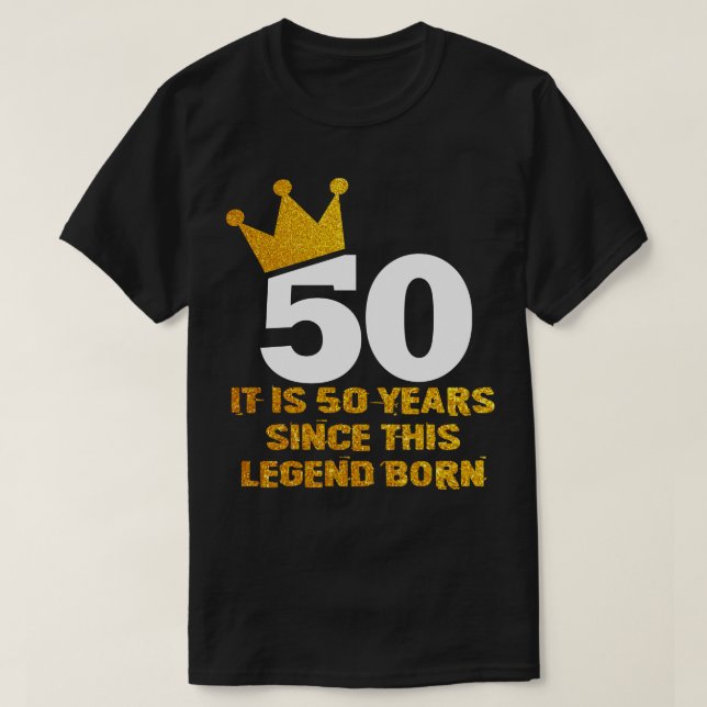 T-shirt Légende du 50e anniversaire (Design devant)