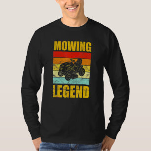 T-shirt Légende du moulage de la tondeuse de pelouse Vinta