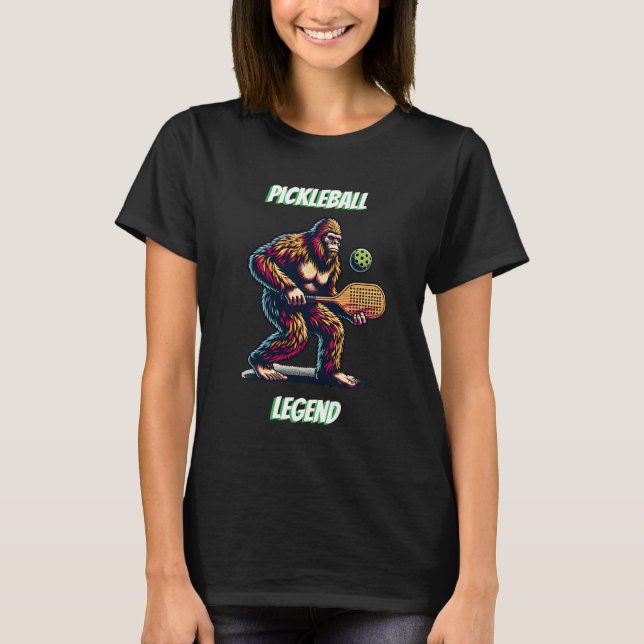 T-shirt Légende du Pickleball | Funny Bigfoot (Devant)