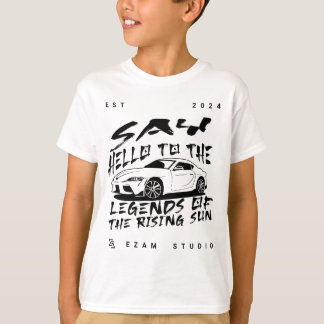 T-shirt Légende du soleil levant - Conception artistique a
