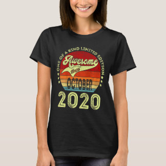 T-shirt Légende Enfants depuis octobre 2020 Naissance Vint