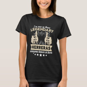 T-shirt Légende Herrera Nom de famille Herrera Nom Herrera