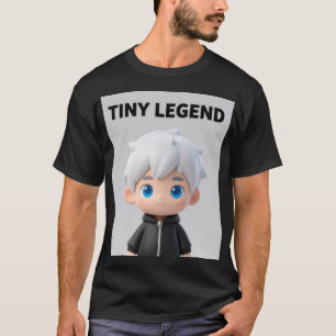 T-shirt Légende Minuscule Cheveux Blancs Chibi Streetwear 