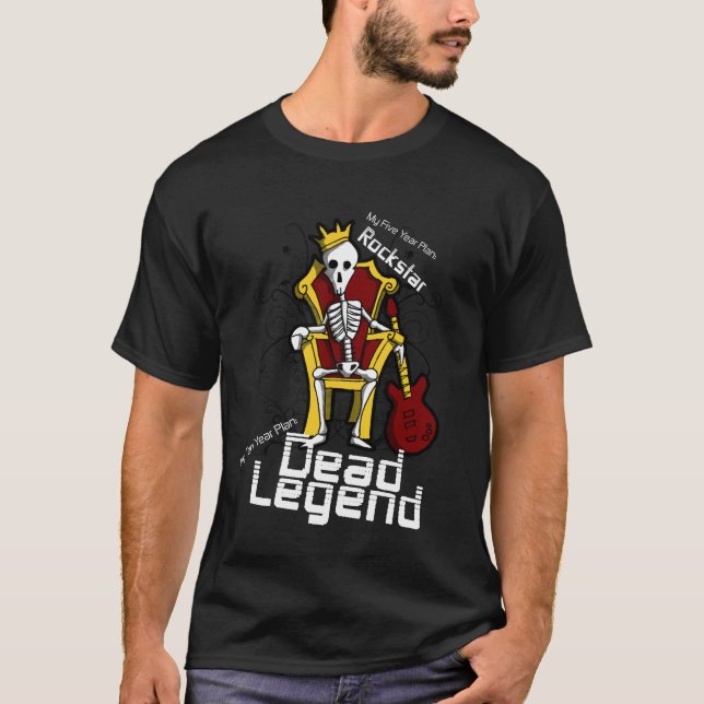 T-shirt Légende morte : Plan de 10 ans (Devant)