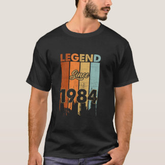 T-shirt Légende vintage 1984 40e anniversaire Cadeaux 40 a