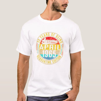 T-shirt Légende vintage avril 1965