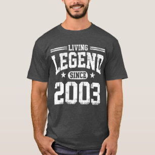 T-shirt Légende vivante depuis 2003