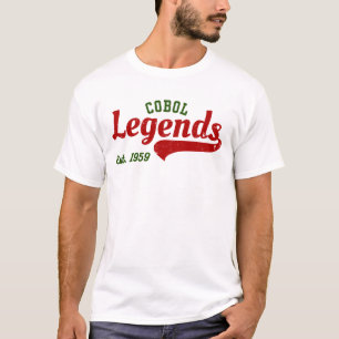 T-shirt Légendes COBOL Ét. 1959 – Une technologie rétro