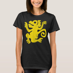 T-shirt Légendes Du Temple Caché Monkey Vert Graphique 