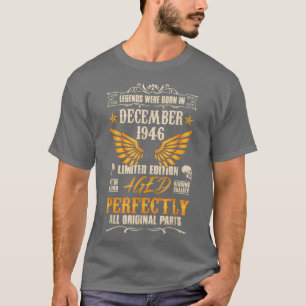 T-shirt Légendes sont nées en Décembre 1946 - Rock Biker 7