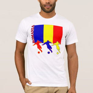T-shirt léger de la Roumanie du football