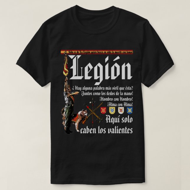 T-SHIRT LÉGION ESPAGNOLE (Design devant)