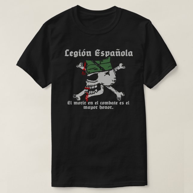 T-SHIRT LEGIÓN ESPAÑOLA (Design devant)