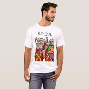 T-shirt Légion romaine Selfie S.P.Q.R. de Photo-Bombe de