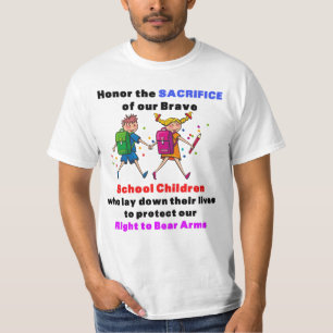 T-shirt Législation sur les armes maintenant, tir à l'écol