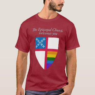 T-shirt L'église épiscopale vous accueille LGBTQ