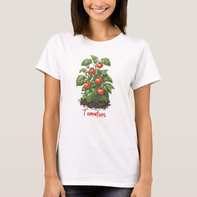 T-shirt Légume 8 tomates, fruits, jardinage, nourriture, p (Devant)