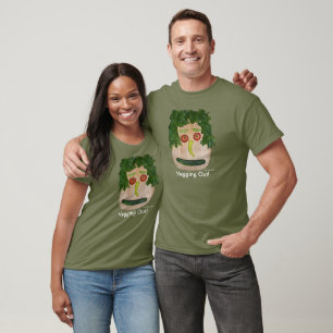 T-shirt Légumes à visages uniques Unisex