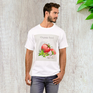 T-shirt Légumes alimentaires biologiques
