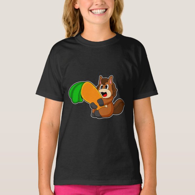 T-shirt Légumes de carottes de cheval (Devant)