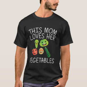 T-shirt Légumes Drôle pour Maman Mama Fruit Jardin Légume