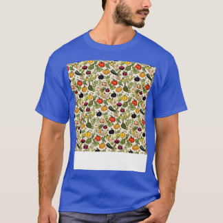 T-shirt Légumes Motif sans joint Veggie Leafy Green Sala