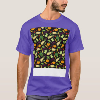 T-shirt Légumes Motif sans joint Veggie Leafy Green Sala
