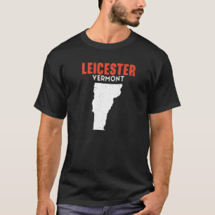 T-shirt Leicester Vermont USA State America Travel Vermont