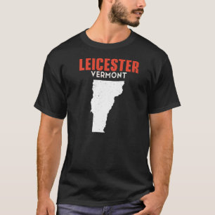 T-shirt Leicester Vermont USA State America Travel Vermont