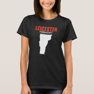 T-shirt Leicester Vermont USA State America Travel Vermont