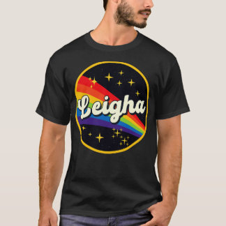 T-shirt Leigha Arc-en-ciel dans l'espace Style Vintage