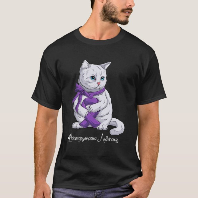 T-shirt Leiomyosarcome Mois de sensibilisation au ruban vi (Devant)
