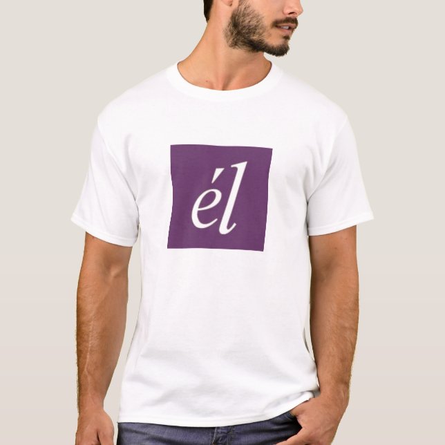 T-shirt L'EL enregistre le logo (les hommes) (Devant)