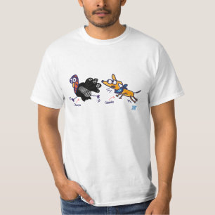 T-shirt L'El Salvador, la chemisette Chumpe et le Cabot
