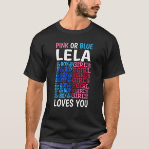 T-shirt Lela Rose Ou Bleue Vous Aime Genre Révéler Baby Sh