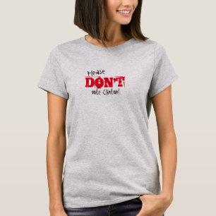 T-shirt L'élection 2016 svp ne votent aucun candidat