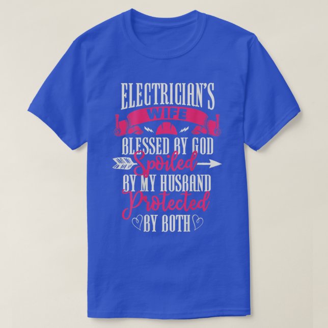 T-shirt L'Électricien Dons Design Femme Sur Le Dos (Design devant)